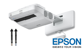 Epson EB-1460Ui 超短焦互動投影機產品介紹 純影片教學分享!