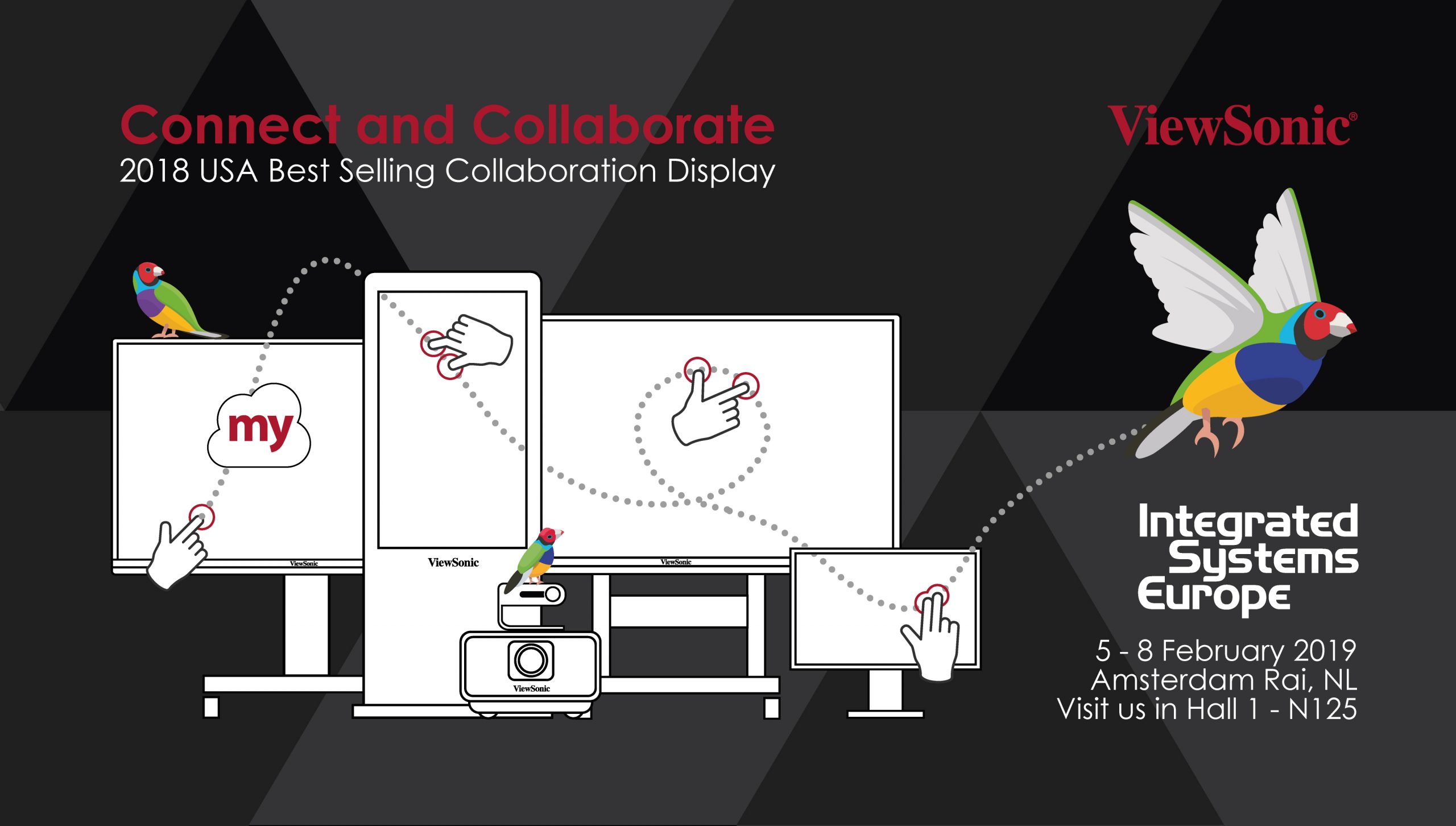 ViewSonic 在 ISE 2019 展示全新協作解決方案