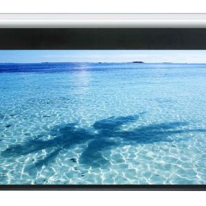 60吋電動投影幕1:1 Electric Projector Screen 連遙控