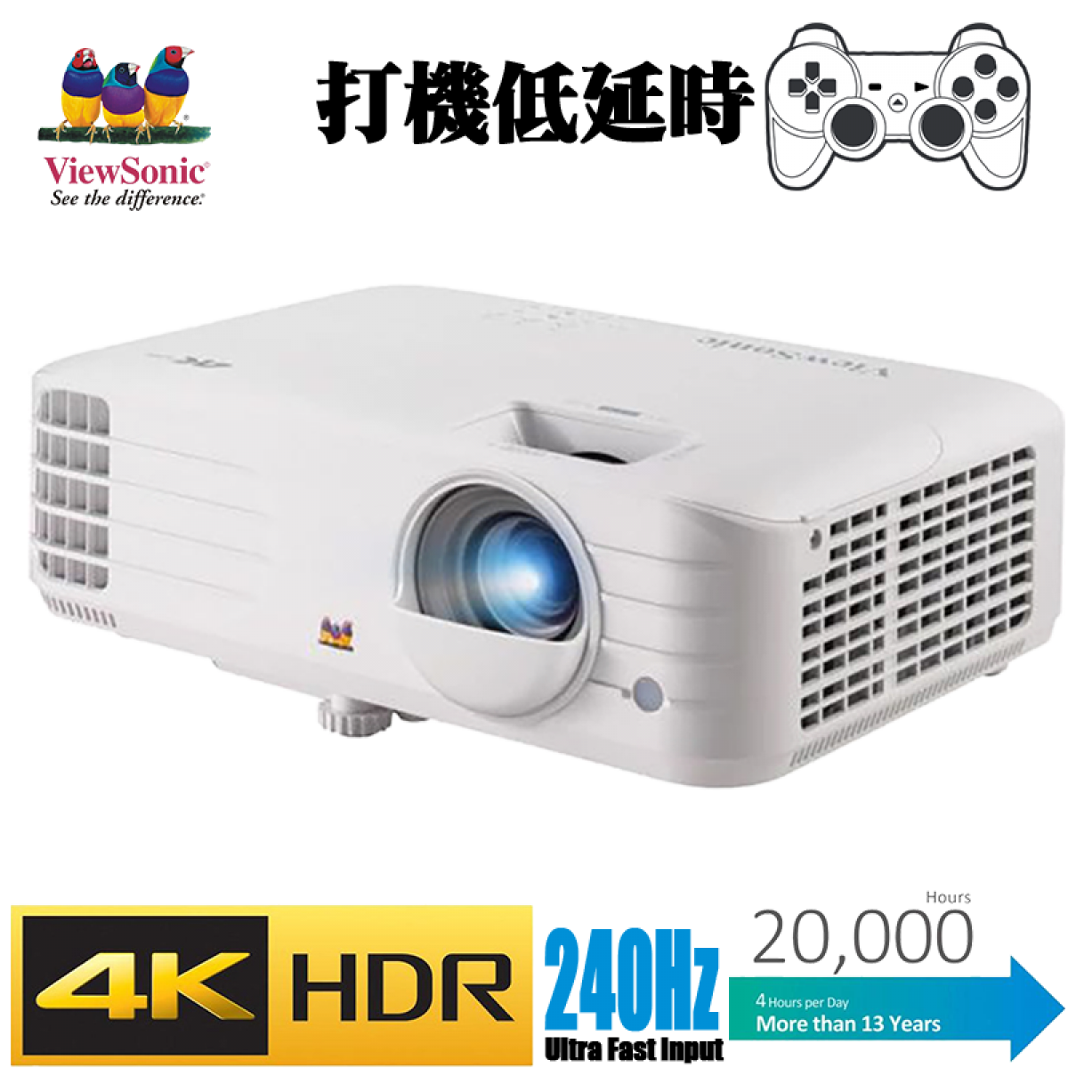 ViewSonic PX7484K home projector Hong Kong Projector