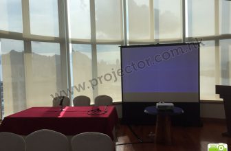 Rental Epson Short Throw Projector + JK 100" Portable Screen