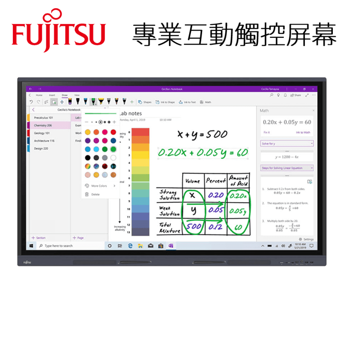 FUJITSU IW552 Plus 互動觸控屏幕