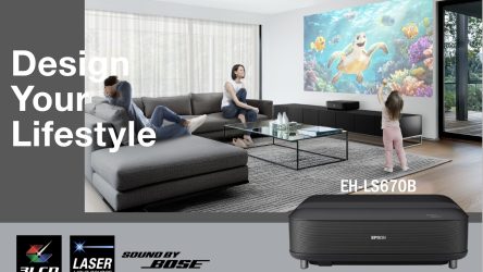 EPSON 全新升級 雷射大電視 EH-LS670上市 ⎜內置Google TV⎜Bose專業音效